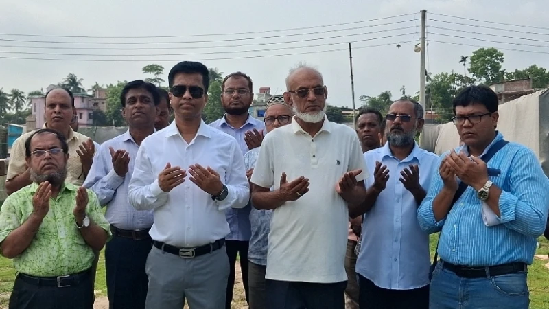 পিরোজপুর সরকারি উচ্চ বিদ্যালয়ে ৬ তলা একাডেমিক ভবনের পাইলিং কাজের উদ্বোধন