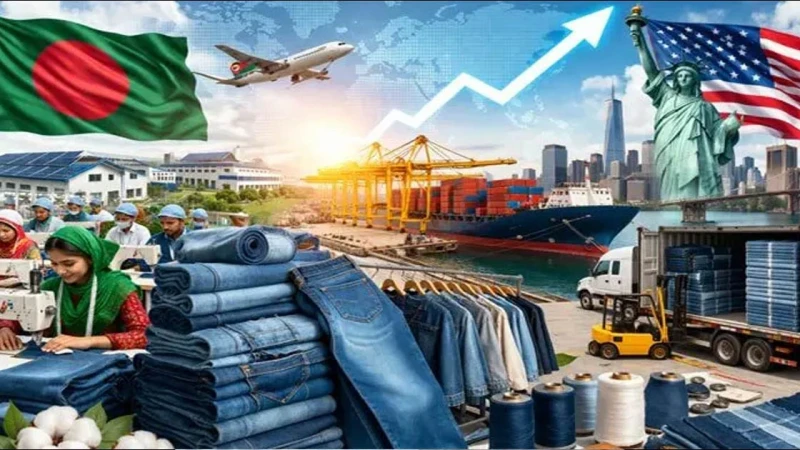 ইইউ ও যুক্তরাষ্ট্রের ডেনিম বাজারে শীর্ষস্থান ধরে রেখেছে বাংলাদেশ