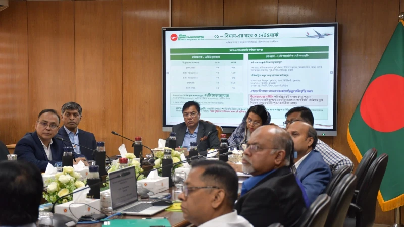 বিমান বাংলাদেশ এয়ারলাইন্সের বহর সম্প্রসারণ বিষয়ে রূপরেখা পর্যালোচনা