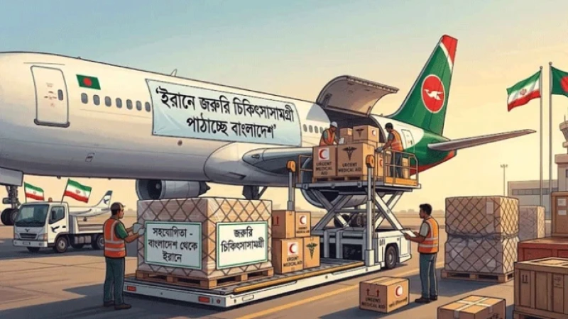 ইরানে জরুরি চিকিৎসাসামগ্রী পাঠাচ্ছে বাংলাদেশ