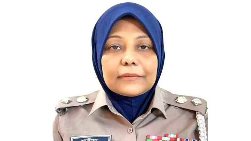 ঢাকার প্রথম নারী এসপি শামীমা পারভীন