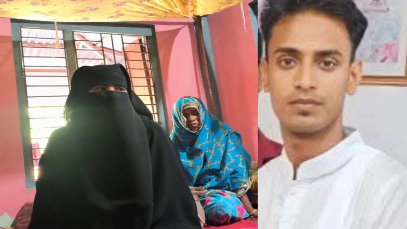 স্ত্রীর স্বীকৃতির দাবিতে ছাত্রলীগ নেতার বাড়িতে তরুণীর অনশন