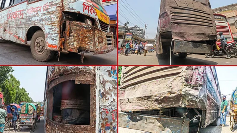 লক্কড়ঝক্কড় যানবাহনের বিরুদ্ধে মাঠে নামছে পুলিশ