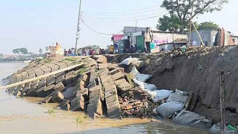 যমুনা ও তিস্তার নদী ভাঙনে বিপর্যস্ত জনজীবন