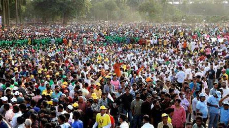 তারুণ্যের সমাবেশ চলছে সোহরাওয়ার্দী উদ্যানে