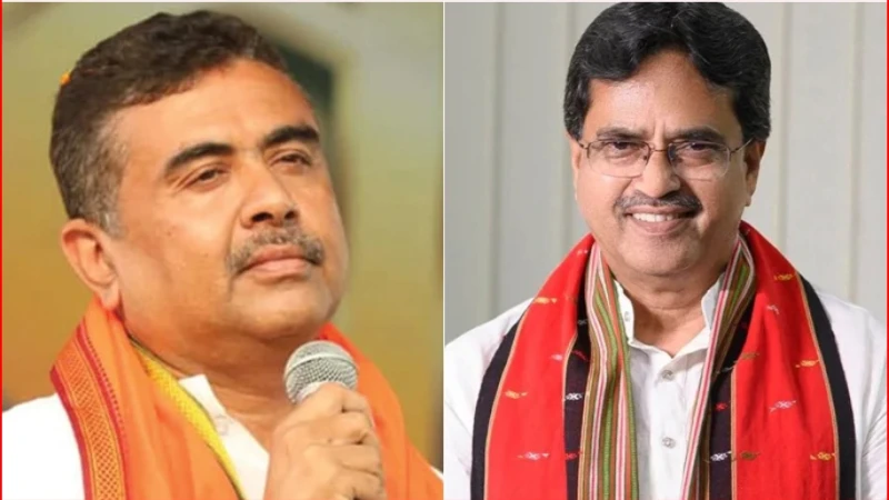 শুভেন্দু অধিকারী ও মানিক সাহাকে বাংলাদেশের আম উপহার