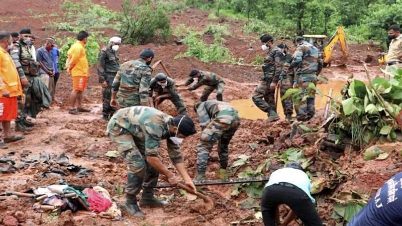 ভারতে ভূমিধসে নিহত ২৭ জন