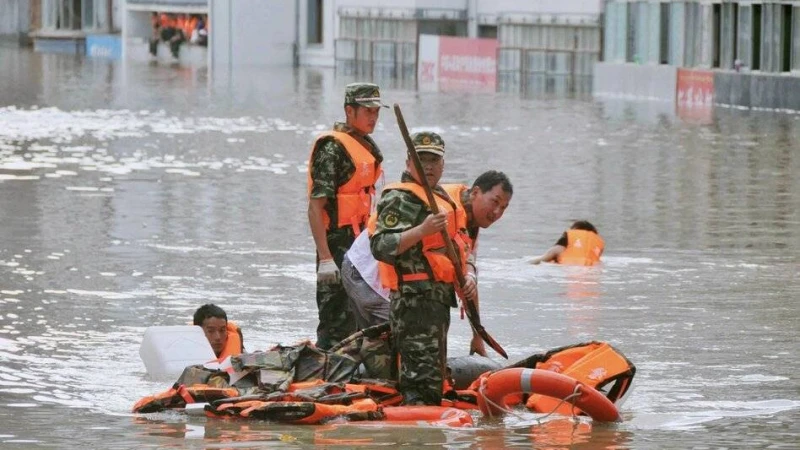 চীনের পূর্বাঞ্চলের ভারি বৃষ্টি-বন্যায় নিহত ৫ ও নিখোঁজ ২ জন
