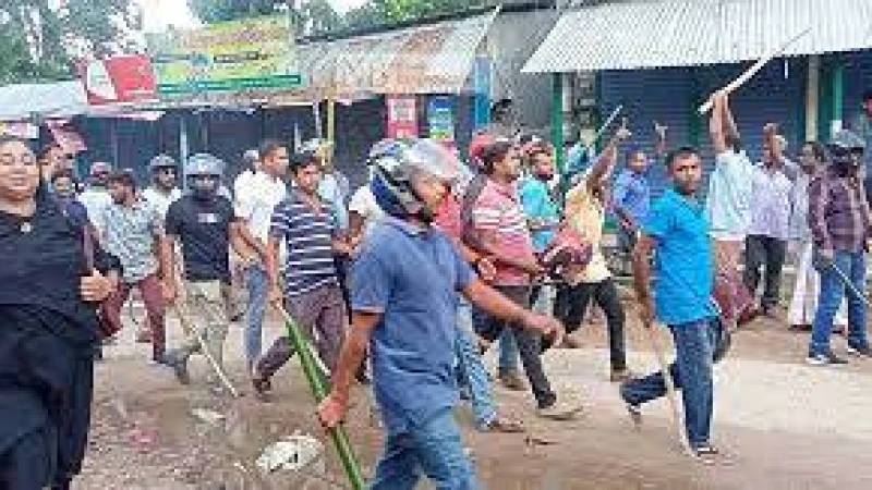 নাটোরে বিএনপির পদযাত্রায় হামলা আহত ১৫ নেতাকর্মী