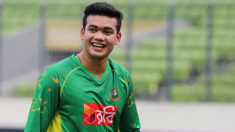 তৃতীয়বারের মতো বাবা হলেন  বাংলাদেশ জাতীয় দলের পেসার  তাসকিন