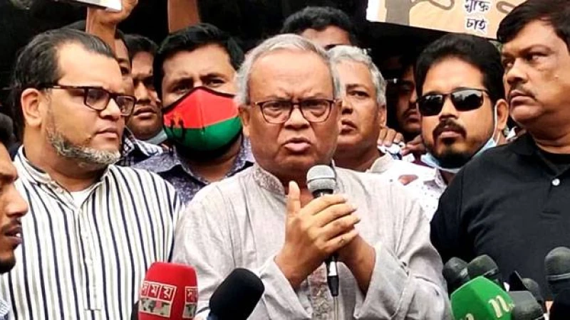 ওয়ামী লীগের সাধারণ সম্পাদক ওবায়দুল কাদের পদ হারানোর ভয়ে মানসিক অসুস্থতায় ভুগছেনঃ রিজভী