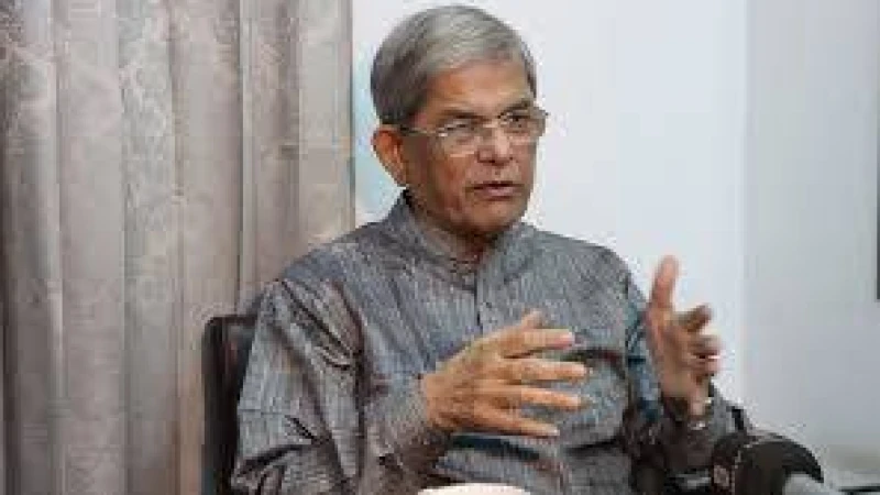 আন্দোলন দমন করতে না পেরে আওয়ামী লীগ’ প্রোপাগান্ডা চালাচ্ছেঃ মির্জা ফখরুল