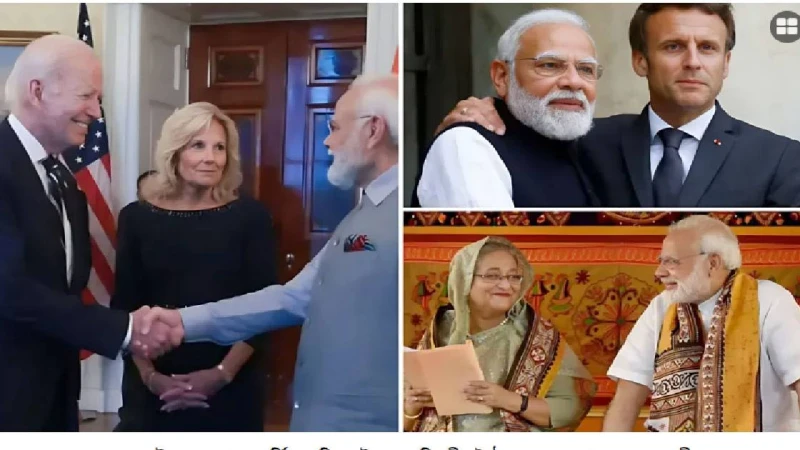 ৮ সেপ্টেম্বর বাইডেন, ম্যাক্রোঁ এবং শেখ হাসিনার সঙ্গে বৈঠক করবেন মোদি