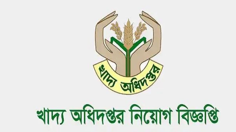 খাদ্য অধিদপ্তর নতুন নিয়োগ বিজ্ঞপ্তি