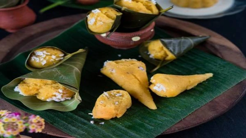 কাঁঠালপাতায় তালের কোন পিঠা রেসিপি