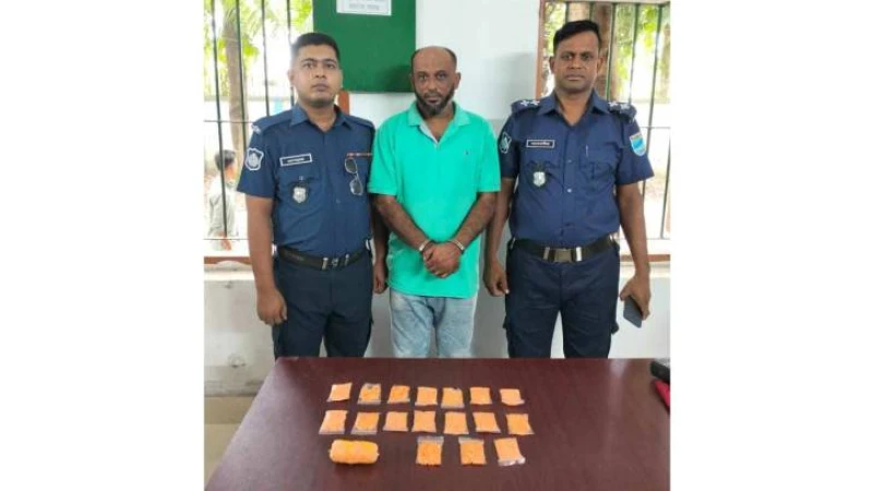 সোনারগাঁয় সাড়ে তিন হাজার ইয়াবা ট্যাবলেটসহ এক মাদক কারবারিকে গ্রেপ্তার