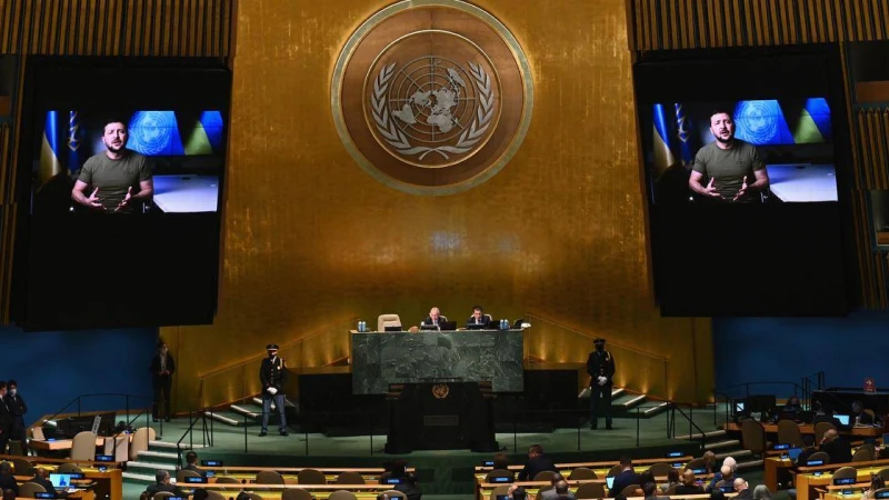 জাতিসংঘের বক্তৃতা দেবেন ইউক্রেন প্রেসিডেন্ট  জেলেনস্কি