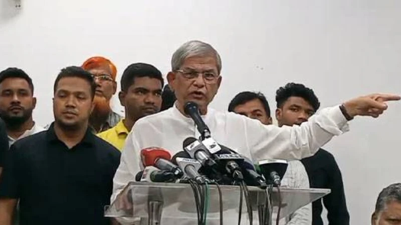 সরকার রাষ্ট্রকে যন্ত্রণা-নির্যাতনের কারাখানায় পরিণত করেছেঃ মির্জা ফখরুল