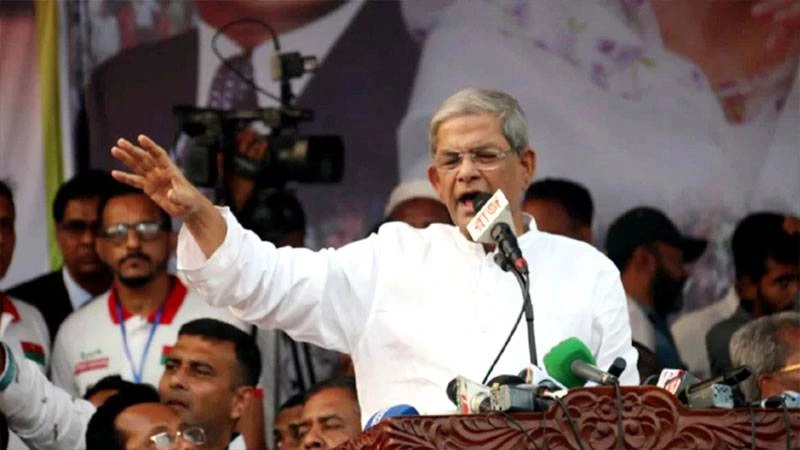 আমেরিকা থেকে প্রধানমন্ত্রী খালি হাতে এসেছেনঃ মির্জা ফখরুল