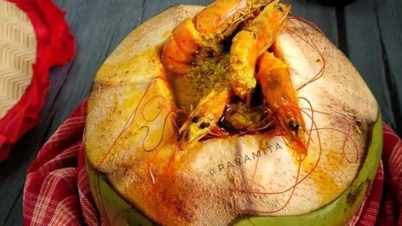 ডাব চিংড়ি রেসিপি