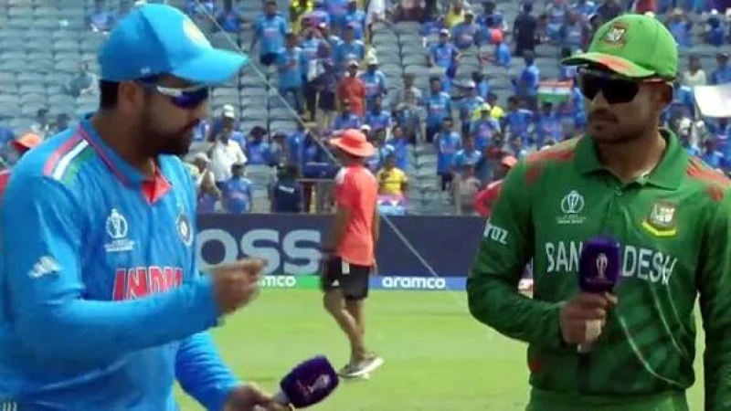 বিশ্বকাপের চতুর্থ ম্যাচে টস জিতে ভারত বিপক্ষে ব্যাটিংয়ে বাংলাদেশ