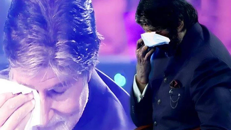 কেঁদে বিদায় জানালেন কেবিসির মঞ্চ থেকে অমিতাভ