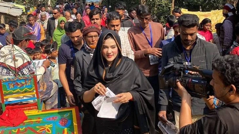 মাহিয়া মাহির নির্বাচনী ইশতেহার ঘোষনা