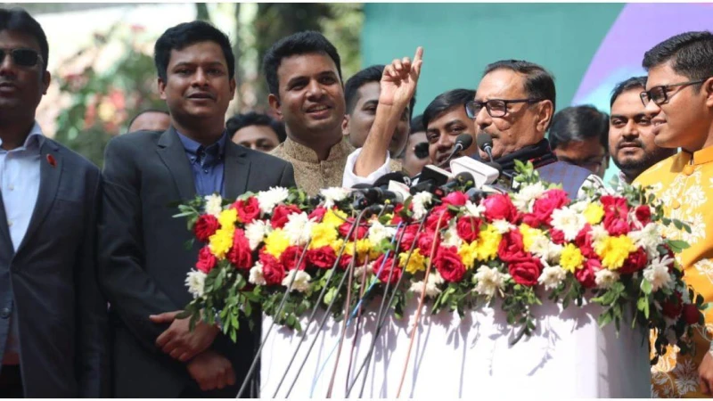 প্রধানমন্ত্রী শেখ হাসিনা আটলান্টিকের ওপারের নিষেধাজ্ঞাকে ভয় পান নাঃ ওবায়দুল কাদের