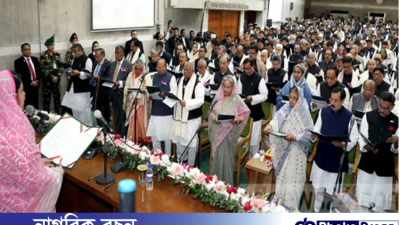 নির্বাচনে নির্বাচিত নতুন সংসদ সদস্যরা শপথ নেবেন আগামীকাল