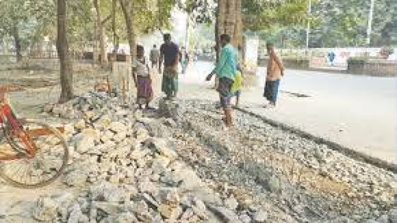 শতবর্ষের স্মৃতিস্তম্ভ ভাঙাগড়ায় ক্ষোভ ঢাকা বিশ্ববিদ্যালয়ের শিক্ষার্থীদের