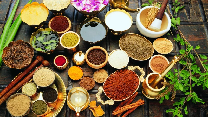 চুলের যত্নে আয়ুর্বেদ উপাদান