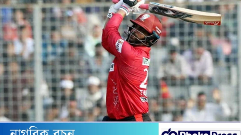 বিপিএলে প্রথম ‘তিন হাজারি’ রানের ক্লাবে তামিম ইকবাল