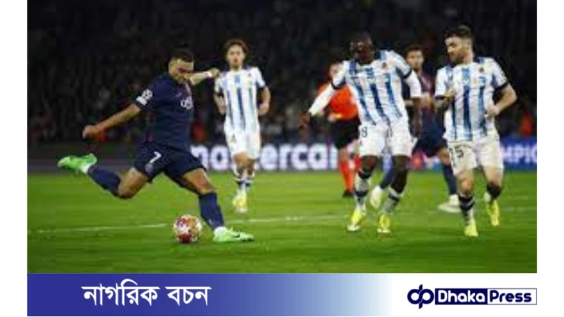 এমবাপ্পের রেকর্ড গোলে পিএসজির জয়