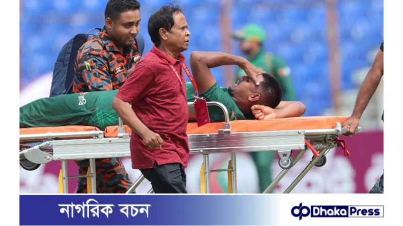 এক ইনিংস থেকেই তিন ক্রিকেটারকে মাঠ ছাড়তে হয়েছে ইনজুরিতে
