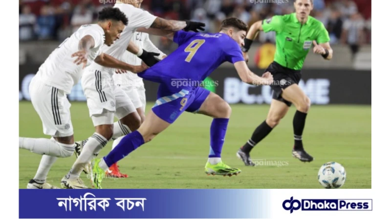 পিছিয়ে পড়েও দ্বিতীয় হাফে ঘুরে দাঁড়িয়ে কোস্টারিকার বিপক্ষে জয় পেল আর্জেন্টিনা