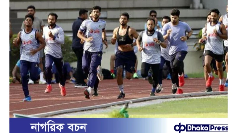 ১৬০০ মিটার দৌড়ালেন শান্ত-মুশফিকরা