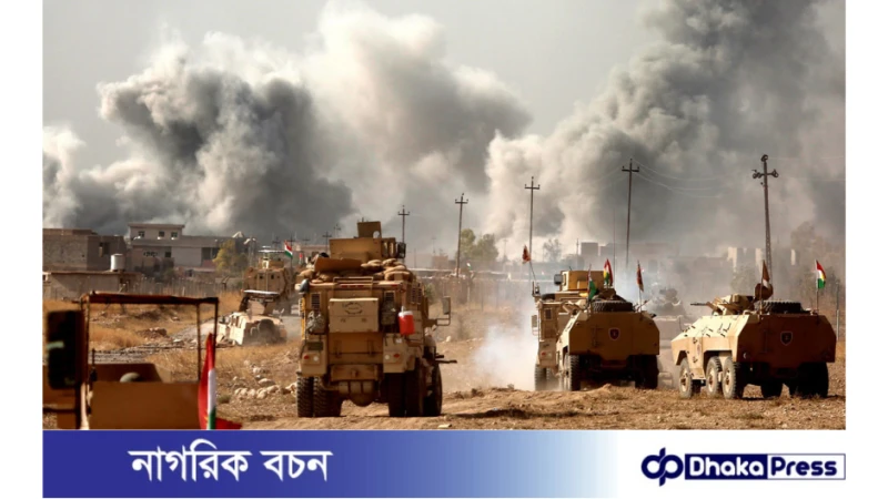 ইরাকের মধ্যাঞ্চলে সামরিক ঘাঁটি  ‘বোমা হামলা’ চালানো হয়েছে
