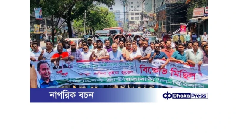 নেতাদের মুক্তির দাবিতে রিজভীর নেতৃত্বে নয়াপল্টনে বিএনপির মিছিল