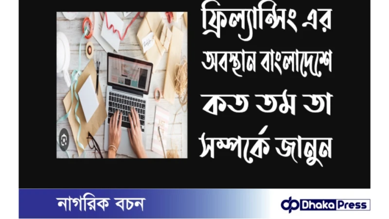 ফ্রিল্যান্সিং দেশের র‍্যাঙ্কিংয়ের সর্বনিম্ন  অবস্থানে বাংলাদেশ