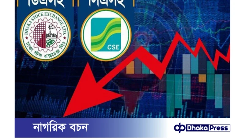 দেশের শেয়ার বাজারে টানা দরপতন, বিনিয়োগকারীদের হতাশা