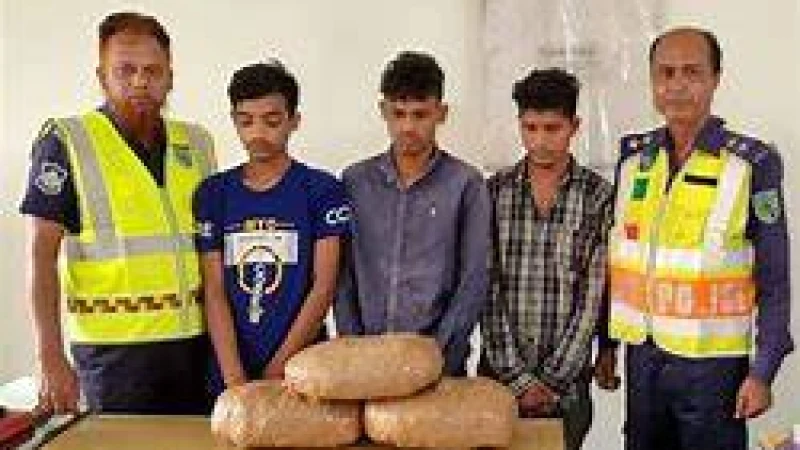 পাবনায় ৭৬ কেজি গাঁজাসহ গ্রেপ্তার ৩