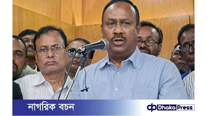 দেশে রাজনীতির কোনো সুষ্ঠু পরিবেশ নেই: মুজিবুল হক চুন্নু