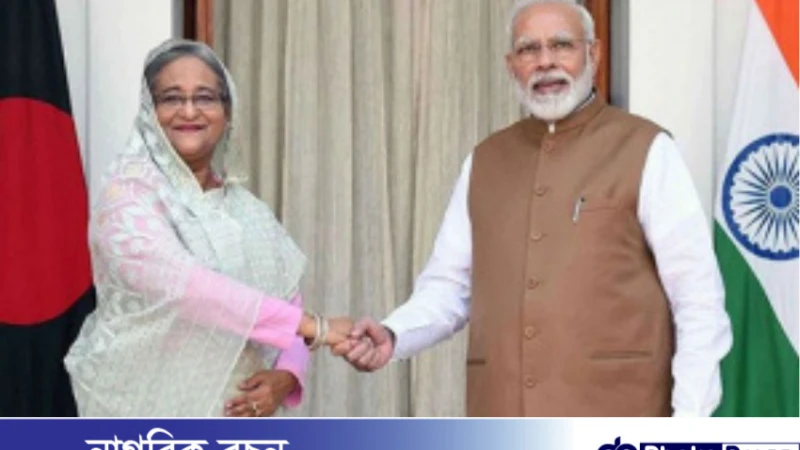 মোদিকে  অভিনন্দন জানান প্রধানমন্ত্রী শেখ হাসিনা