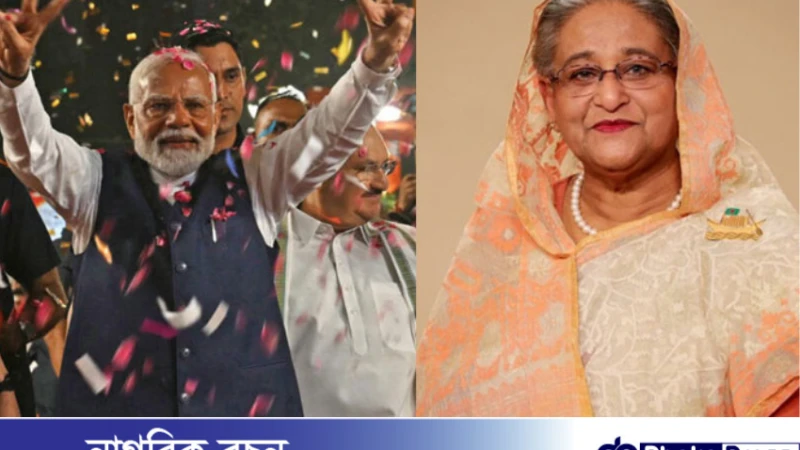 নরেন্দ্র মোদির শপথ অনুষ্ঠানে যোগ দিতে ভারত যাচ্ছেন শেখ হাসিনা 