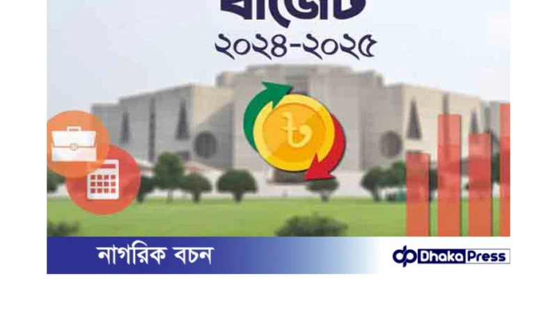 ২০২৪-২৫ অর্থবছরের প্রস্তাবিত বাজেট পেশ করছেন অর্থমন্ত্রী