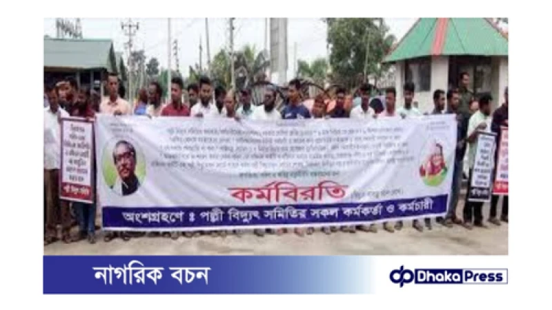 পল্লী বিদ্যুৎ সমিতির কর্মকর্তা-কর্মচারীদের আবারও কর্মবিরতি: