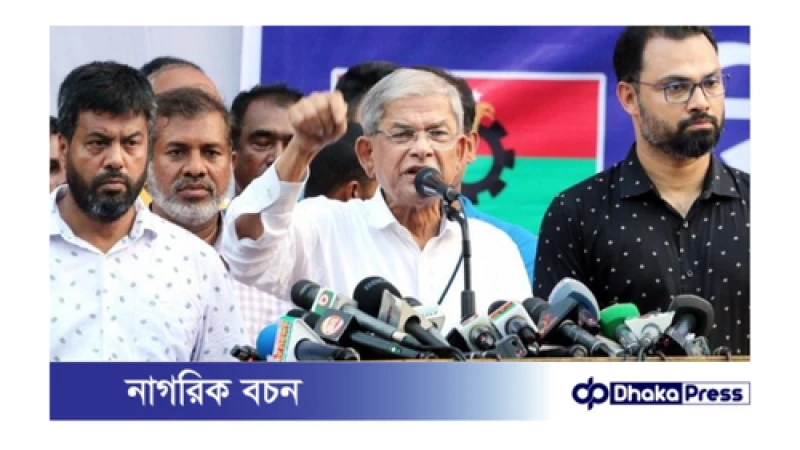 প্রধানমন্ত্রীর এবারের ভারত সফরে বাংলাদশে কিছুই পায়নি: মির্জা ফখরুল