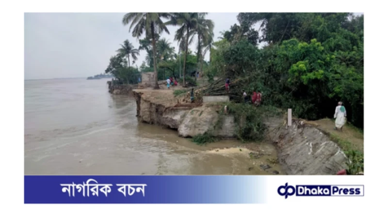 বগুড়ায় যমুনা নদী পানি বিপৎসীমার ১২ সেন্টিমিটার ওপরে