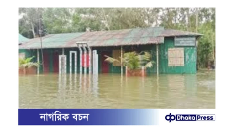 বন্যায় পানিবন্দি হাজারও শিক্ষাপ্রতিষ্ঠান, দুশ্চিন্তায় অভিভাবকরা: