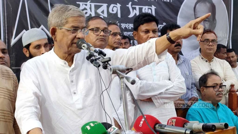 কোটা আন্দোলন ও শিক্ষকদের আন্দোলনে বিএনপির কোনো ইন্ধন নেই তবে সমর্থন রয়েছে: মির্জা ফখরুল